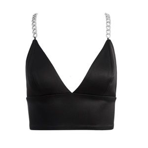 Alice + Olivia Carli Chain Bra Top. New with tags.